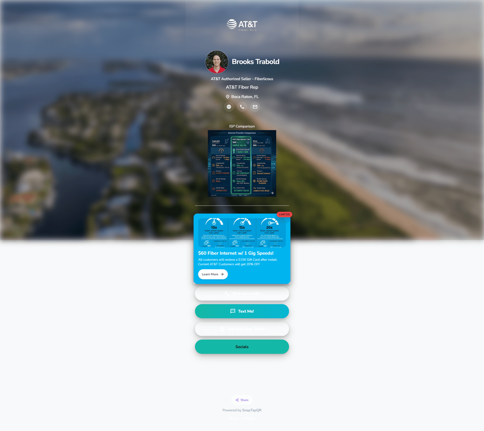 QR Hub Pages - SnapTapQR dashboard screenshot